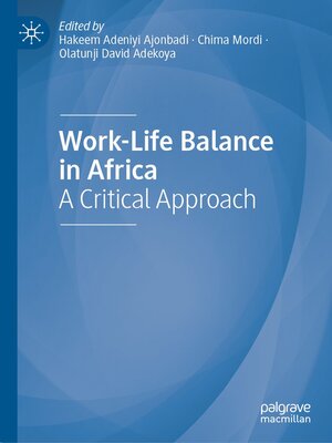 cover image of Work-Life Balance in Africa